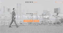 Desktop Screenshot of cjbrownlaw.com